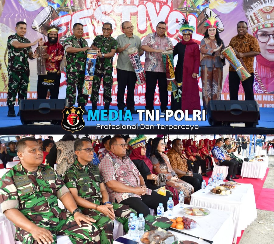 Semarak Festival Aimas 2024, Komandan Pasmar 3 Hadir Langsung di Alun-Alun