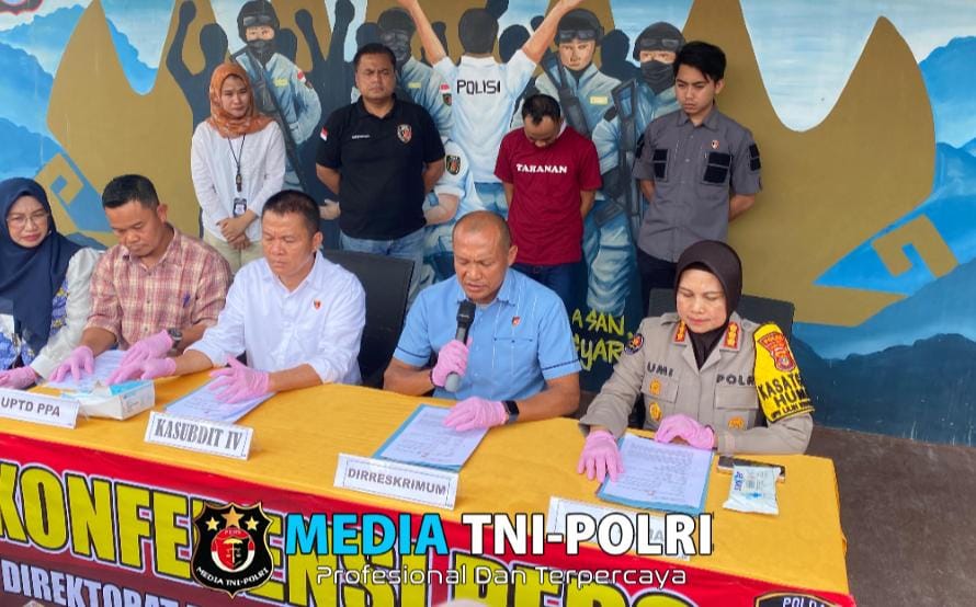 Polda Lampung Tangkap Pelaku Kasus Dugaan Pencabulan Terhadap Anak di Bawah Umur di Tanjung Pinang