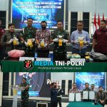 Pangdam XII/Tpr Serahkan 6,2 Kg Sabu dan 700 Butir Happy Five ke BNN Kalbar