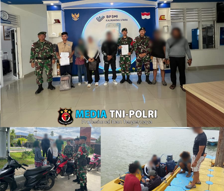Satgas Pamtas Yonarmed 11 Kostrad Gagalkan Pengiriman 3 CPMI Ilegal ke Malaysia