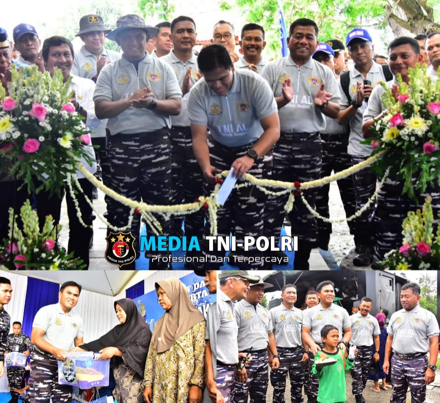 Kasal Tidak Hanya Menjaga Kedaulatan Maritim Indonesia, TNI AL Hadir Untuk Masyarakat Melalui Bakti Kesehatan Dan Sosial