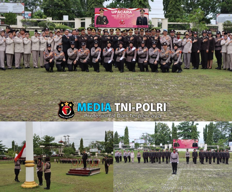 Peringati Hari Ibu Ke – 96 Tahun 2024, Polres Lampung Utara Gelar Upacara