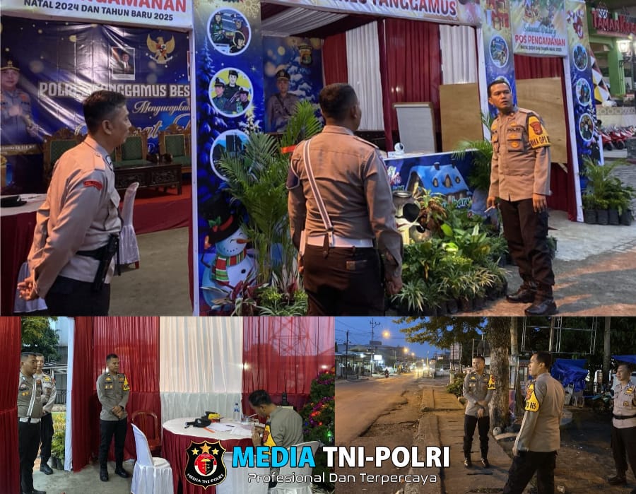Wakapolres Tanggamus Gelar Pengecekan Pos Pengamanan Natal dan Tahun Baru di Rest Area Gisting