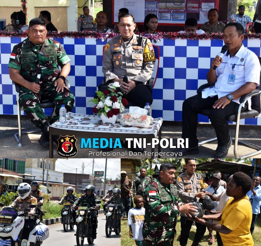 Wujudkan “Nataru 2024 Damai, Merauke Aman” Dandim dan Kapolres Lakukan Dialog Interaktif