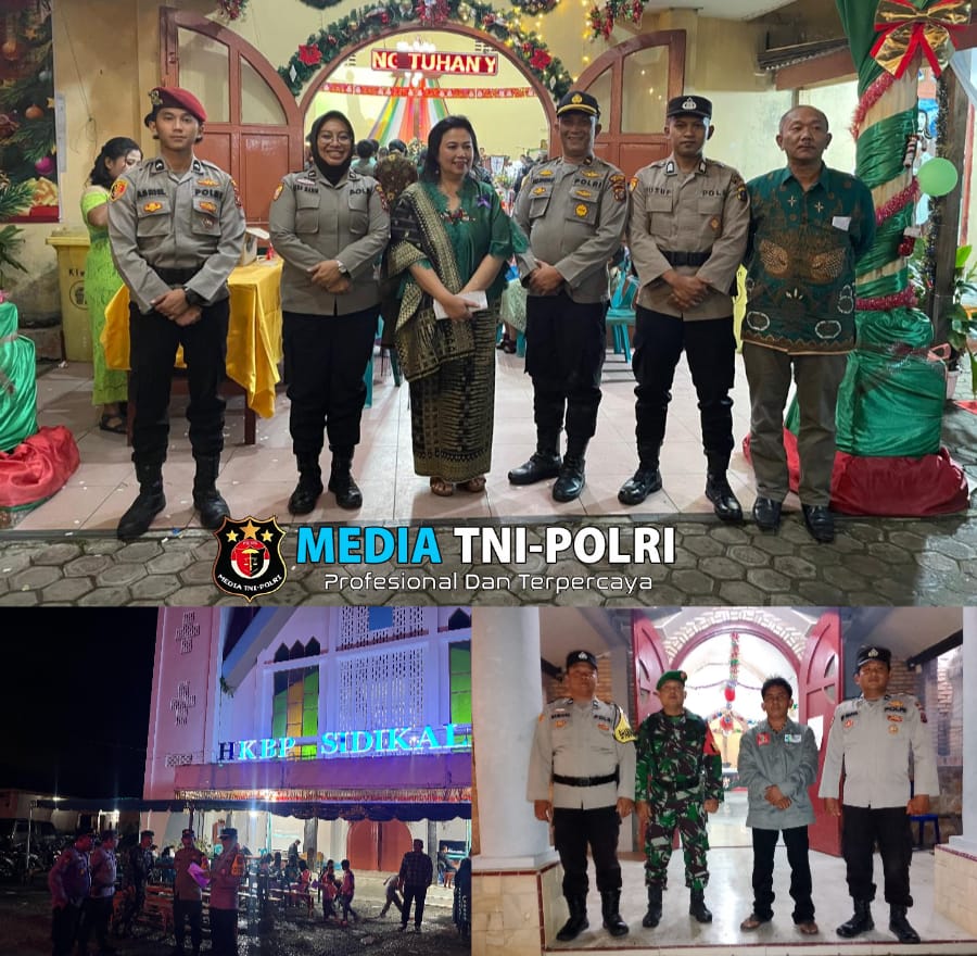 Waka Polres Dairi Keliling Lokasi Gereja di Sidikalang, Pastikan Ibadah Malam Natal Berjalan Aman dan Kondusif