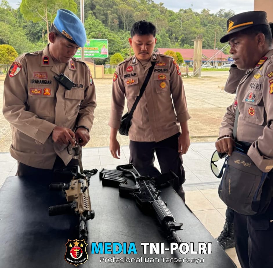 Polres Maybrat Gelar Pemeriksaan Senpi, Meningkatkan Disiplin dan Akuntabilitas