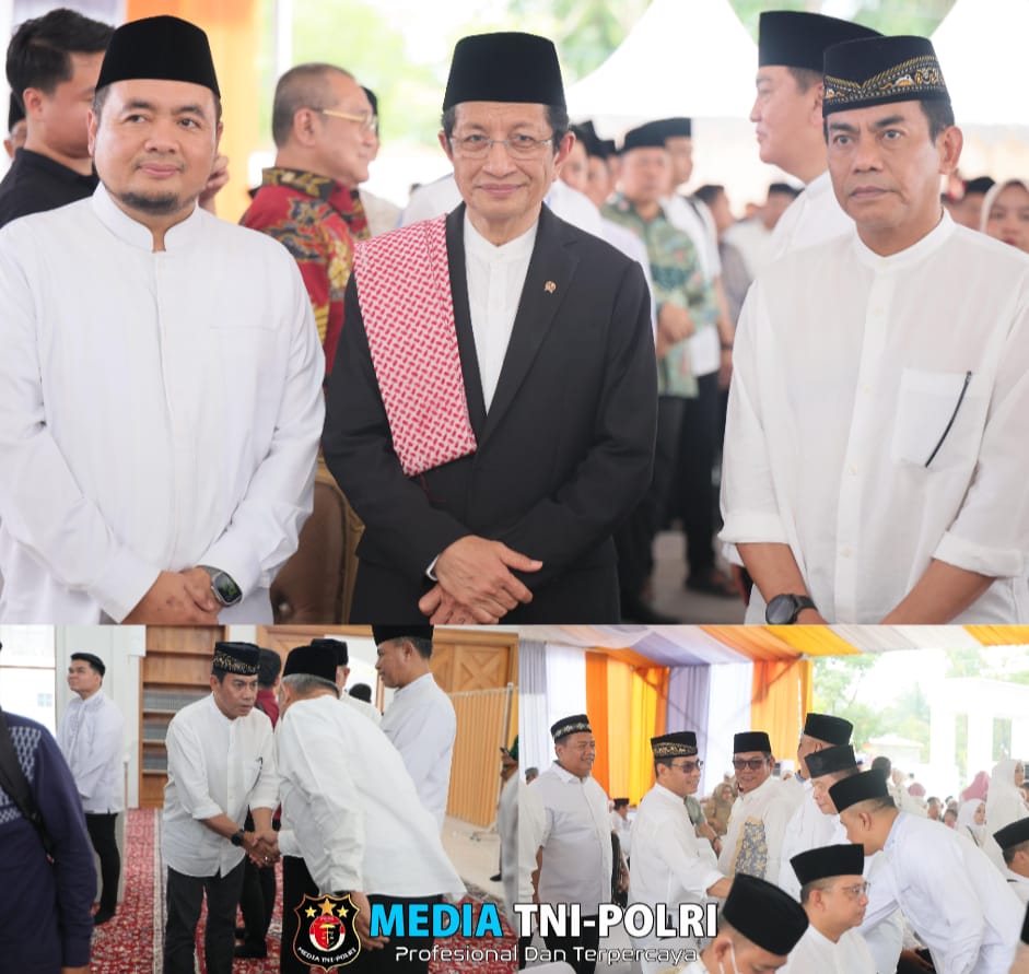 kapolda Sumsel Dampingi Menteri Agama RI Resmikan Masjid Al-Abduh di Palembang