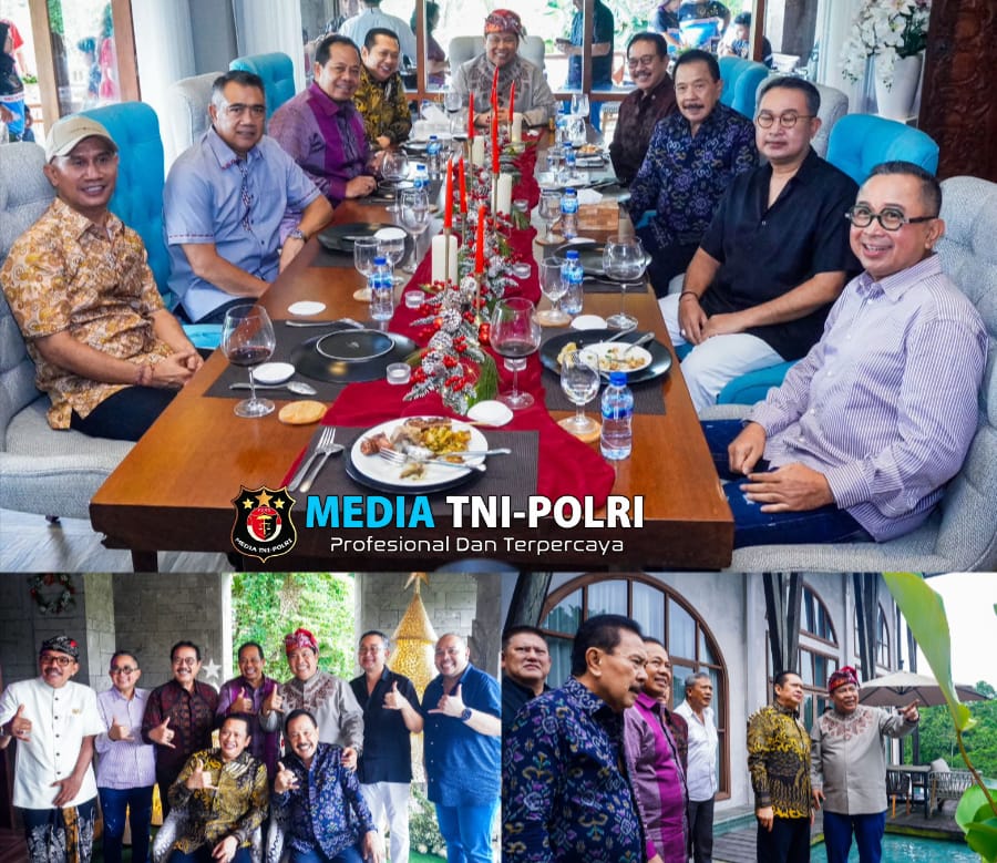 Rayakan Natal Bersama Mantan Kepala BNN dan Kapolda Bali Petrus Golose, Bamsoet Dorong Perayaan Natal Sebagai Sarana Memperkuat Kerukunan Antar Umat Beragama