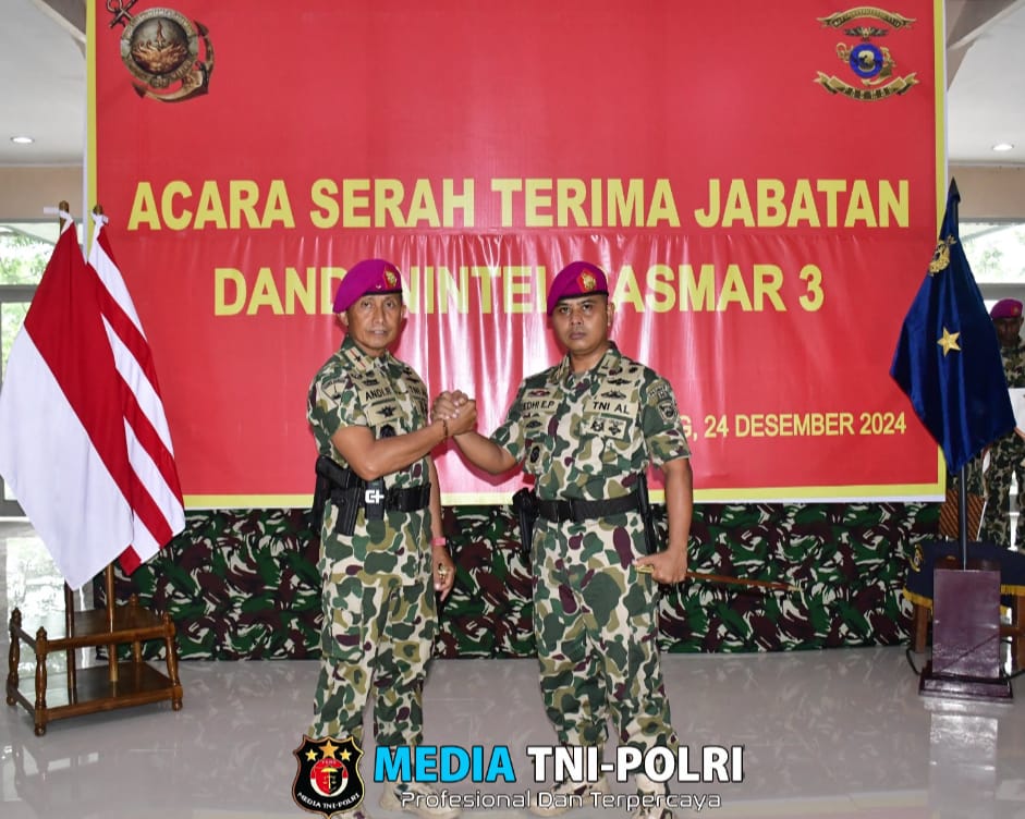 Jabatan Dandenintel Pasmar 3 Resmi Diserahterimakan