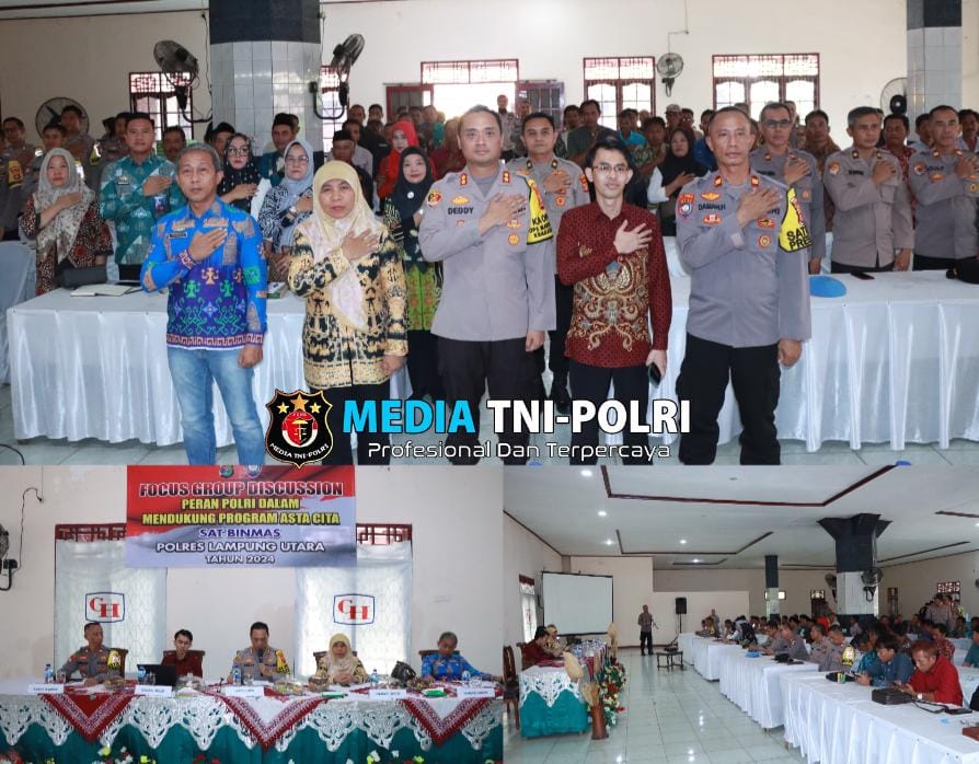 Dukung Program Asta Cita, Polres Lampung Utara Gelar Focus Grup Discussion