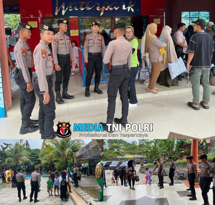Tahun Baru Tanpa Khawatir, Polda Lampung Amankan Wisatawan di Slanik Waterpark
