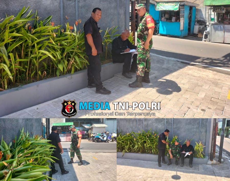 Inilah Selipan Pesan Babinsa Jayengan Kepada Security Hotel, Tetap Jaga Keamanan dan Ketertiban