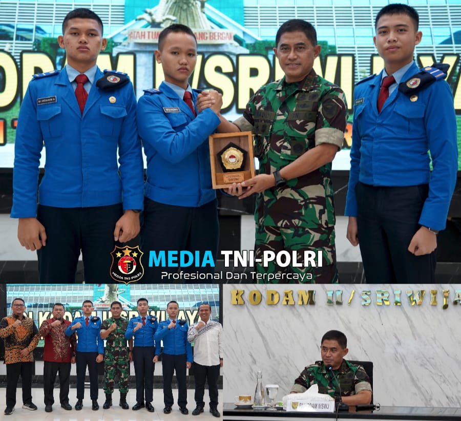 Pangdam II/ Sriwijaya Terima Audiensi Siswa SMA Taruna Nusantara, Jadilah Contoh dan Pelopor