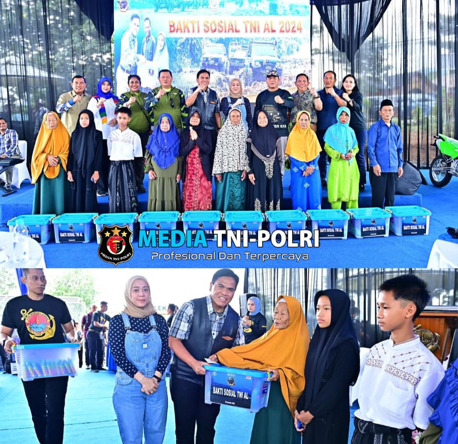 Peduli Terhadap Sesama, Kasal Bersama Pimpinan Kotama Wilayah Jakarta Laksanakan Bakti Sosial di Wilayah Bogor