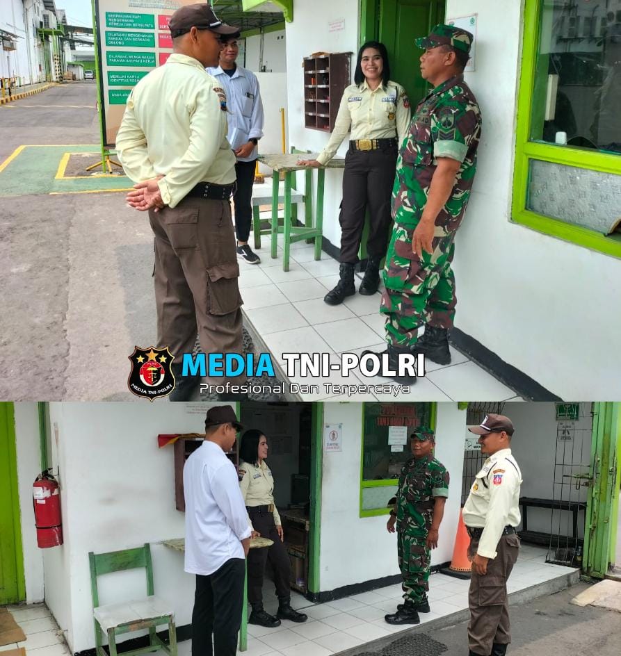 Tingkatkan Keamanan, Babinsa Nogosari Jalin Komunikasi dengan Securiti Perusahaan di Wilayahnya