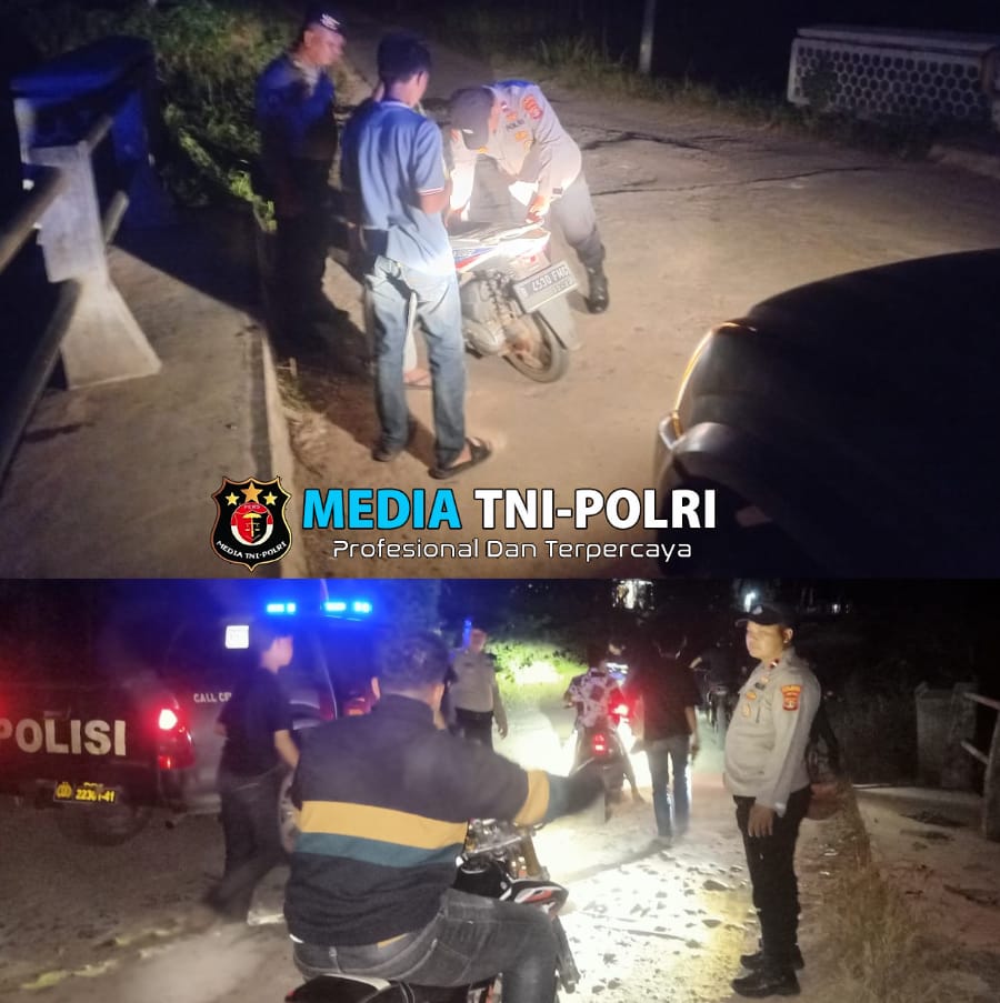 Cegah Gangguan Kamtibmas, Polsek Gunung Agung Patroli KRYD Rawan Malam Akhir Pekan