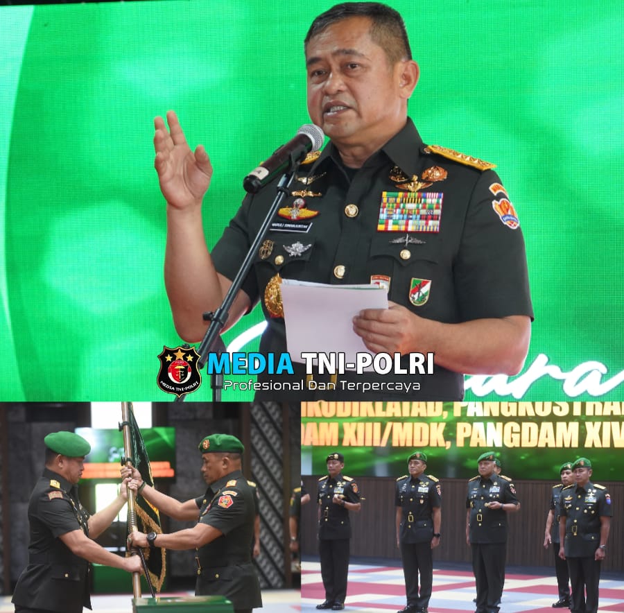 Kasad Pimpin Serah Terima Delapan Jabatan Strategis di TNI AD