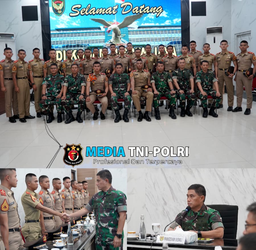 Inspirasi Kepemimpinan Pangdam II/Sriwijaya Terima Audiensi Taruna Akademi Militer