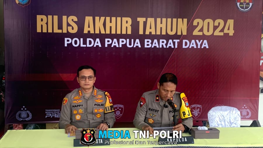 Polda Papua Barat Daya Tutup Tahun 2024 dengan Hasil Positif