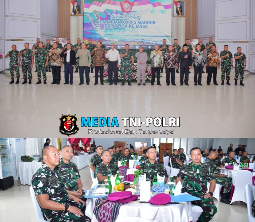 Komandan Pasmar 3 Hadiri Silaturahmi Dankormar Dari Masa Ke Masa