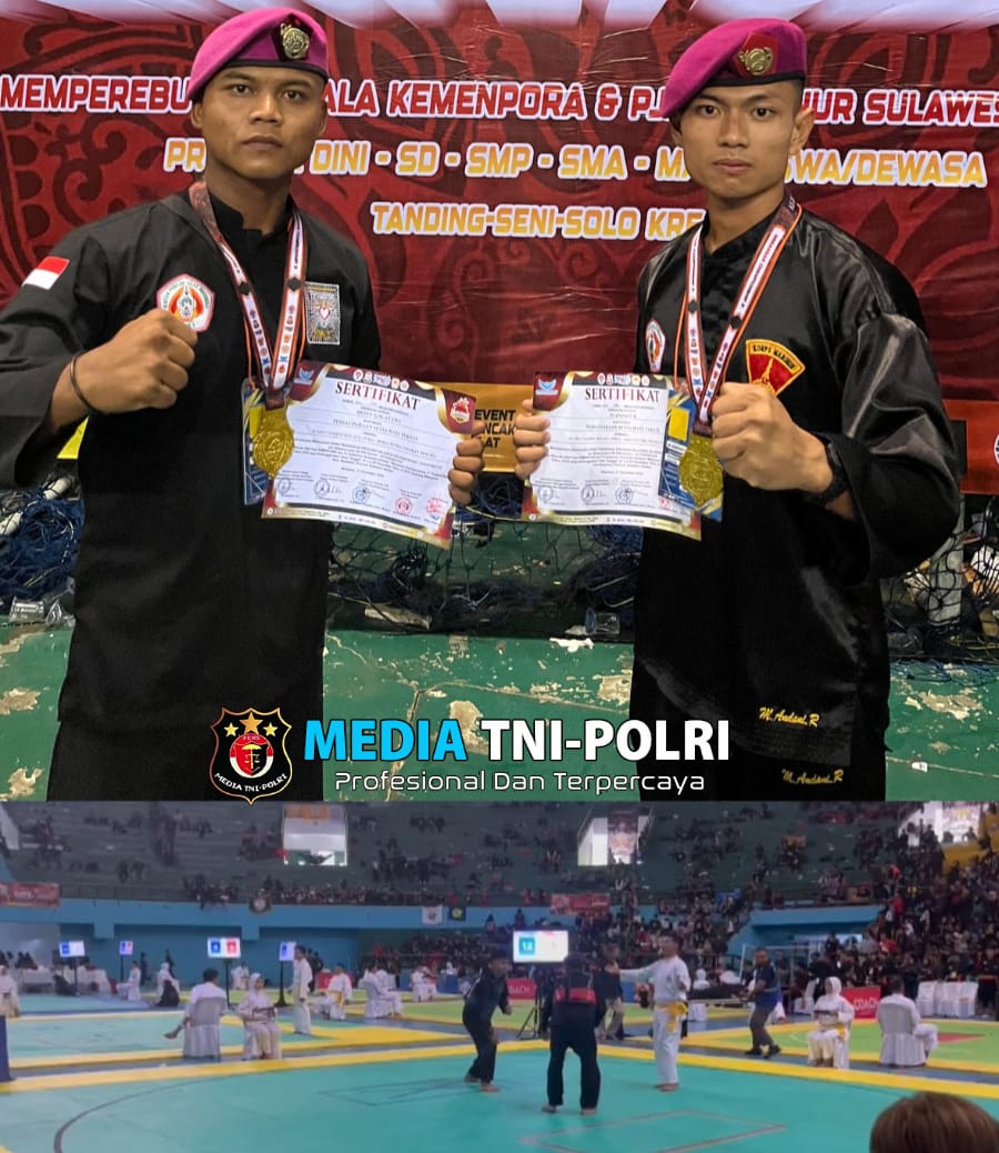 Tiga Prajurit Petarung Pasmar 3 Sabet Medali pada Kejuaraan Pencak Silat Piala Kemenpora RI Tahun 2024