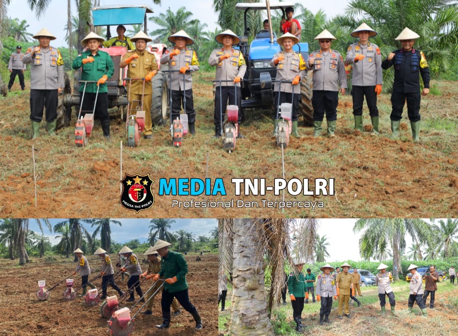 Polda Lampung Dukung Swasembada Pangan Lewat Pengelolaan Lahan Produktif