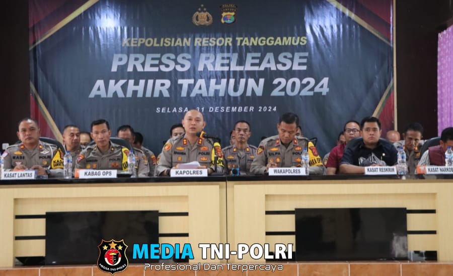 Kapolres Tanggamus Sampaikan Kinerja dan Capaian Selama Tahun 2024