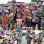 Komsos Habema Disambut Gembira Anak-anak Batas Batu