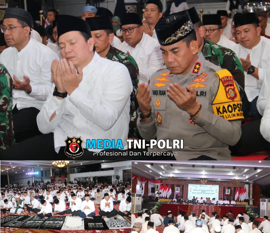 Refleksi Akhir Tahun dan Mendukung Program Pemerintah,Polda Sumsel dan Forkopimda Gelar Doa Bersama di Griya Agung
