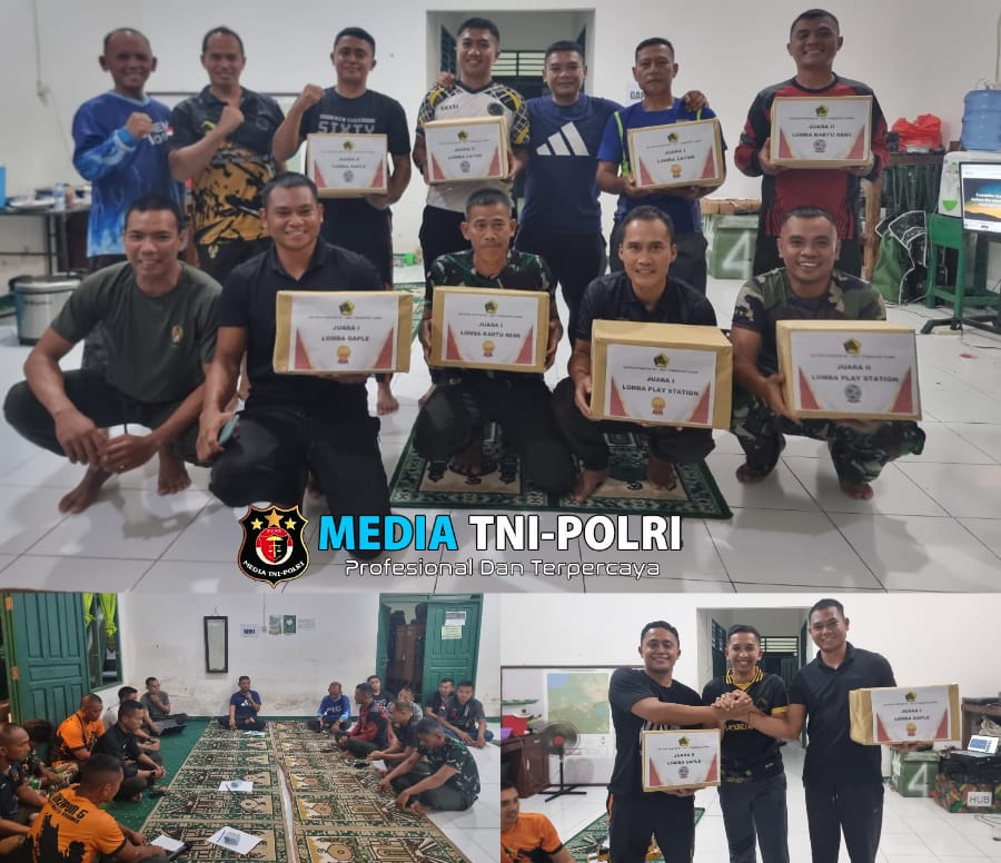 Semarakkan Malam Pergantian Tahun, Satgas Pamtas RI-Malaysia Yonzipur 5/ABW Gelar Berbagai Lomba dan Hiburan