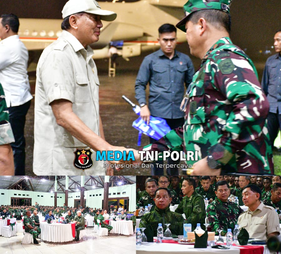 Pangkoarmada III Hadiri Silaturahmi Malam Tahun Baru Menhan RI Bersama Prajurit TNI Di Papua