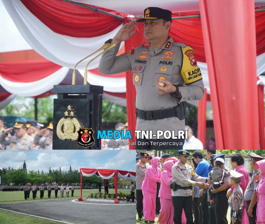 Kapolda Kalbar Pimpin Upacara Kenaikan Pangkat Personel Polri Periode I