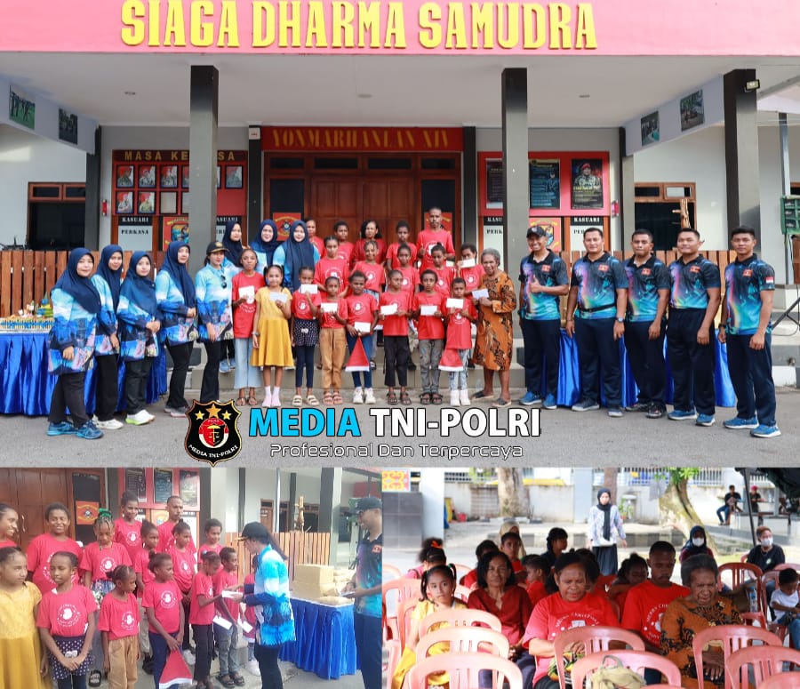 Yonmarhanlan XIV Sorong Rayakan Ulang Tahun ke-9 dengan Berbagi Kasih kepada Anak-Anak dan Panti Asuhan