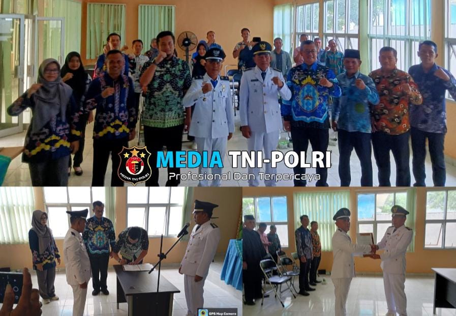 Camat Ambarawa Kabupaten Pringsewu Eko Purwanto Lantik Penjabat Kepala Pekon Persiapan Kresnomulyo