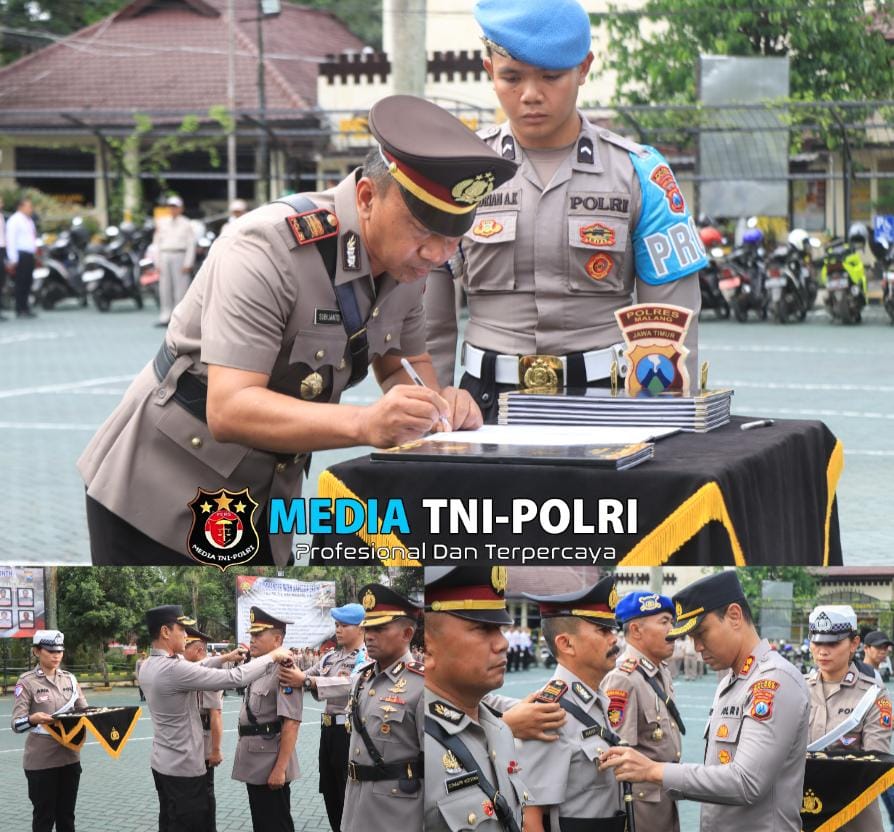 Polres Malang Gelar Sertijab, Perkuat Kepemimpinan di Tahun 2025