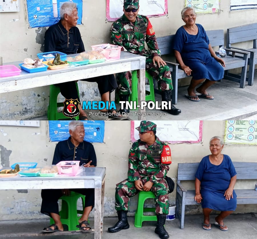 Babinsa Kratonan Membaur Menjadi Sahabat di Tengah Warga Binaannya