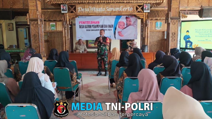 Serma Kasmir Ajak Warga Sanankerto Ciptakan Lingkungan Aman untuk Perempuan dan Anak