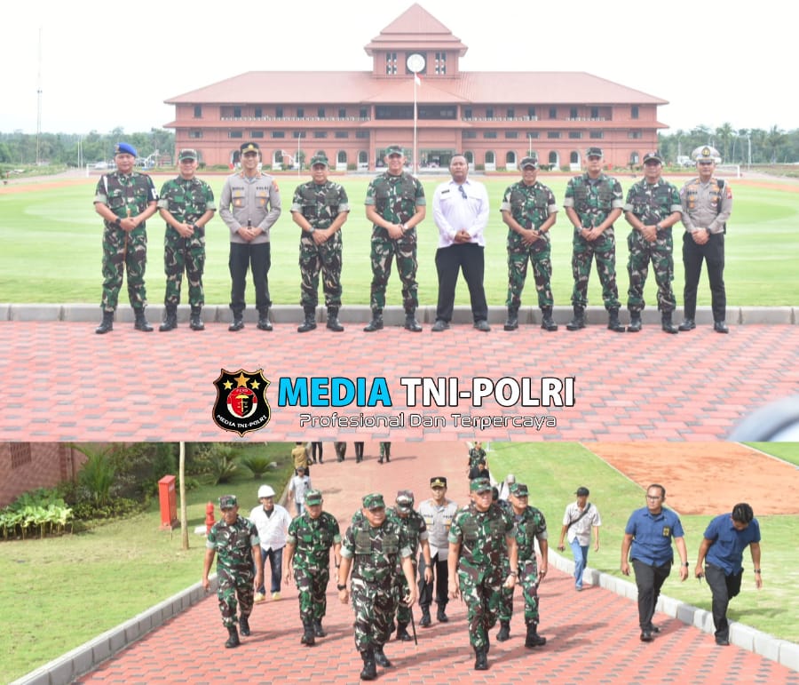 Dandim 0818 Dampingi Pangdam V/Brawijaya Kunjungi Pembangunan Asrama Taruna Nusantara di Malang