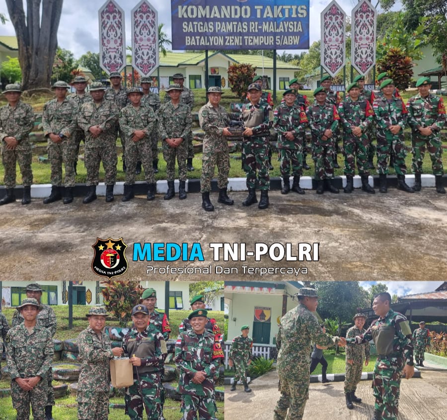 Bentuk Sinergi di Lapangan, Commanding Officer (CO) Adakan Lawatan ke Komando Taktis (Kotis) Satgas Yonzipurv5/ABW