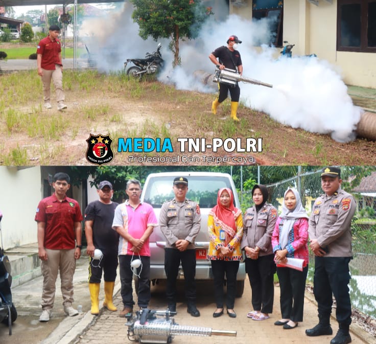 Kapolres Lampung Timur Imbau Jaga Kebersihan untuk Cegah DBD