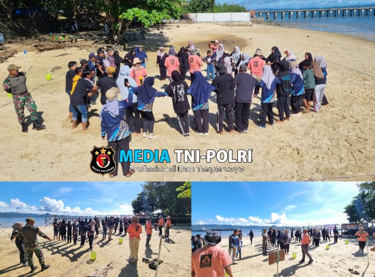 Satgas Pamtas Yonarmed 11 Kostrad Tanamkan Wawasan Kebangsaan kepada Siswa Siswi PKBM Bina Warga Sei Bolong di Nunukan