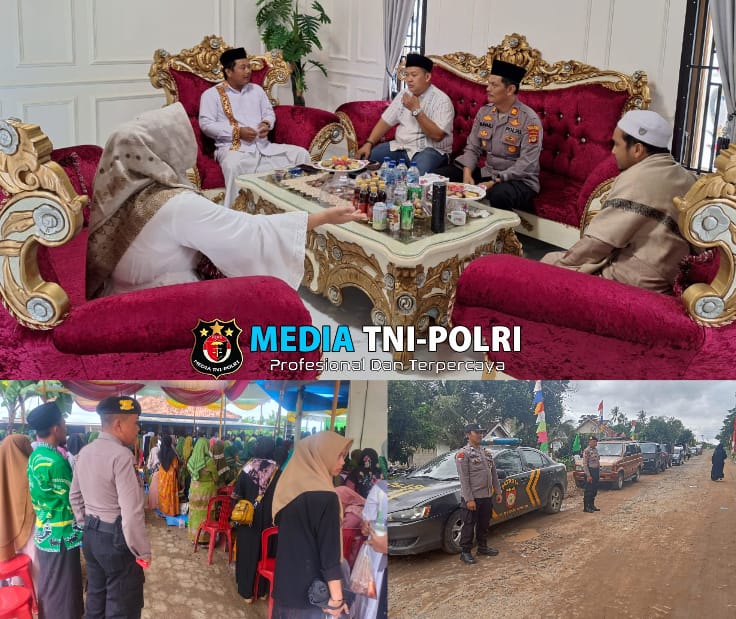 Jajaran Polres Lampung Utara Amankan Perayaan Isra Mi’raj Nabi Muhammad SAW 1446 H Tahun 2025