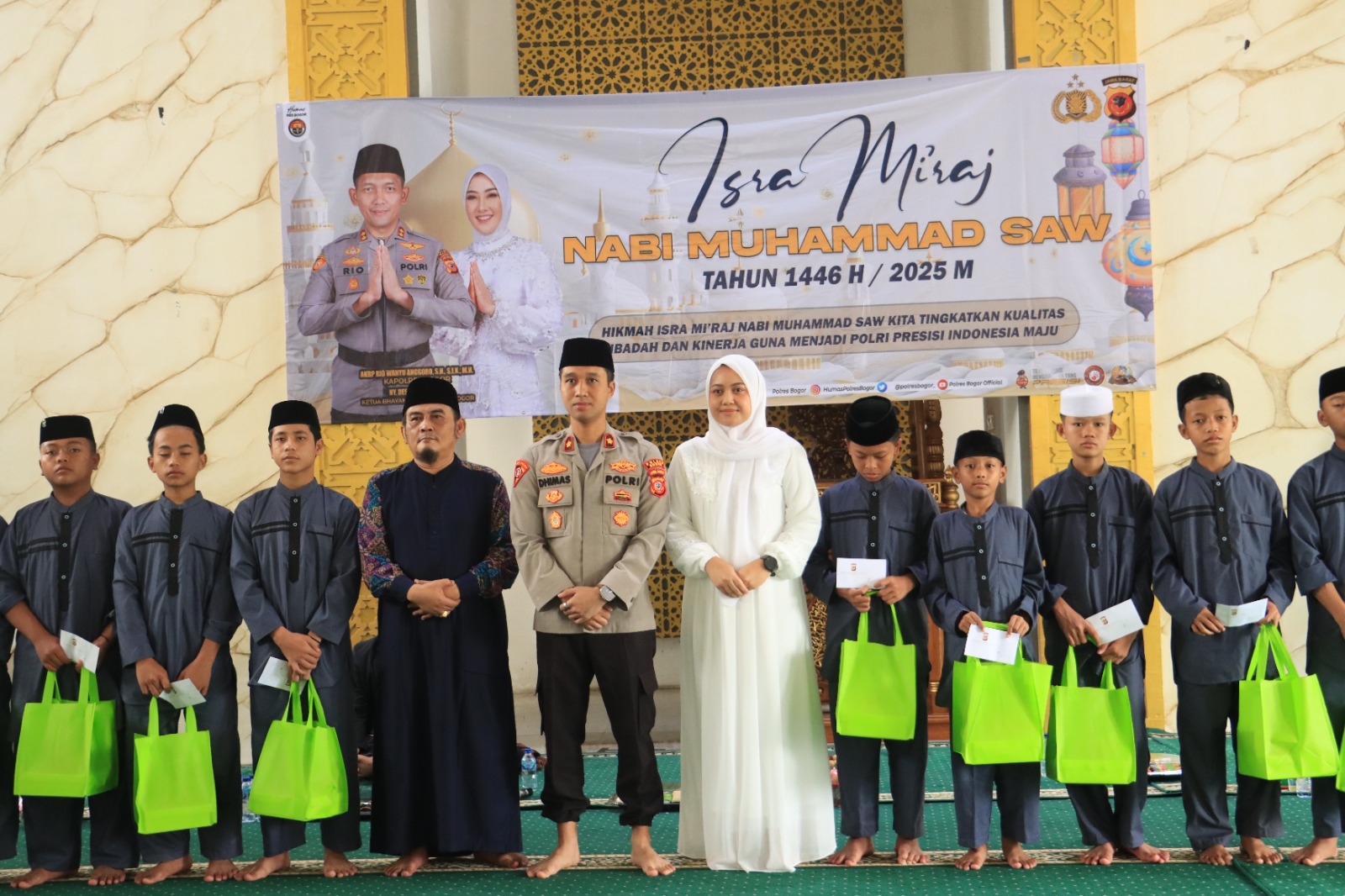Polres Bogor Gelar Peringatan Isra Mi’raj 1446 H/2025 M