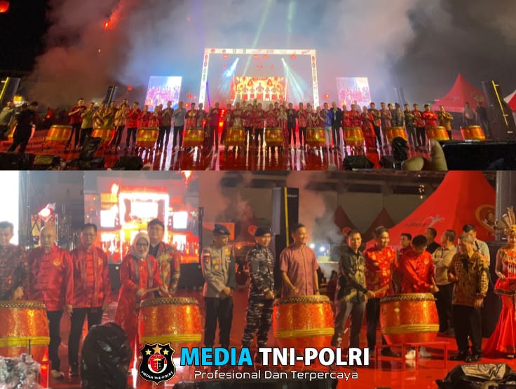 Polres Singkawang Lakukan Pengamanan Ketat pada Pembukaan Pentas Seni Budaya & Expo UMKM Imlek 2576