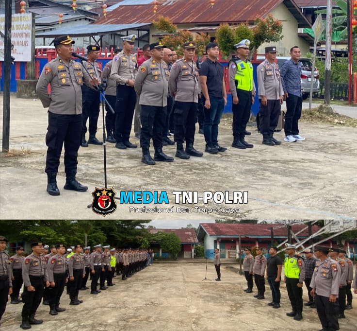 128 Personel Dikerahkan, Polres Sekadau Siap Amankan Perayaan Imlek