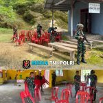 Satgas Yonif 762/VYS Gotong Royong Pembersihan Gereja di Kampung Subin