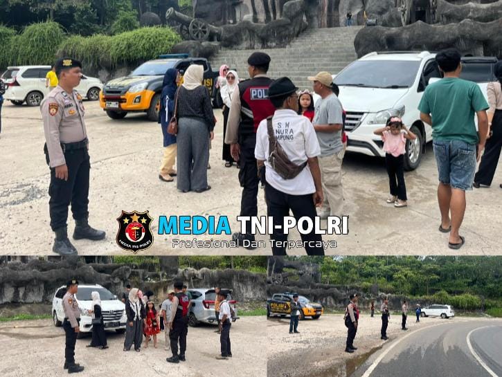 Demi kenyamanan warga Saat Liburan Imlek Sat Samapta Polres Tulang Bawang Barat Laksanakan Patroli Wisata