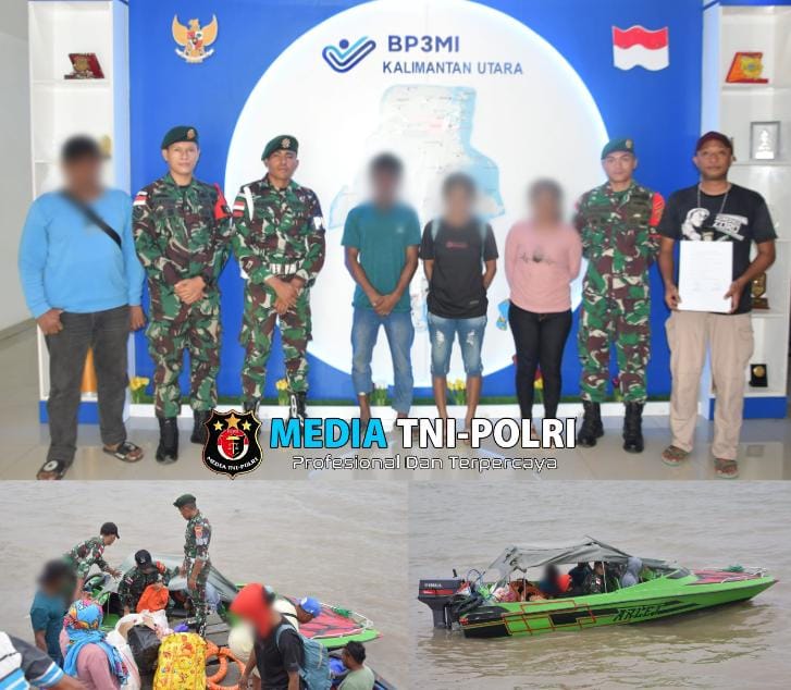 Satgas Pamtas Yonarmed 11 Kostrad Gagalkan Pengiriman CPMI Ilegal di Perbatasan RI-Malaysia