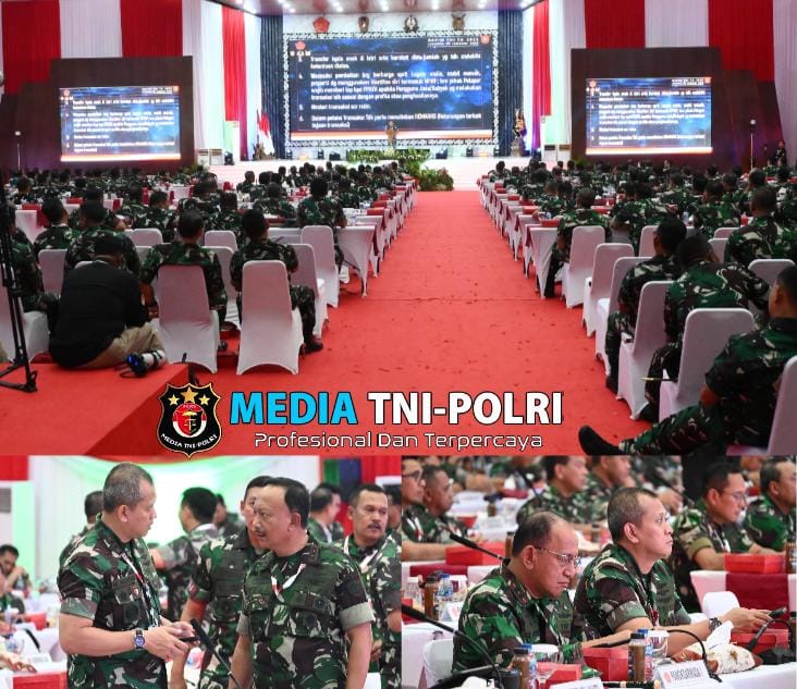 Rapim TNI 2025 untuk Tercapainya Kesamaan Pola Pikir, Pola Sikap dan Pola Tindak seluruh Pimpinan TNI yang Selaras dengan Kebijakan Pemerintah