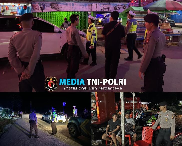 Cegah Kejahatan, Polres Landak MelaksanakanPatroli di Tempat yang Rawan Kriminalitas
